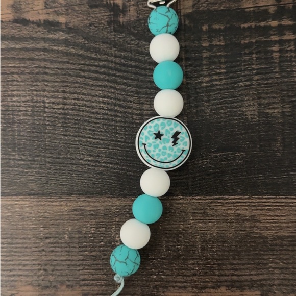 Colorful Beaded Pacifier Clips - Picture 4 of 15